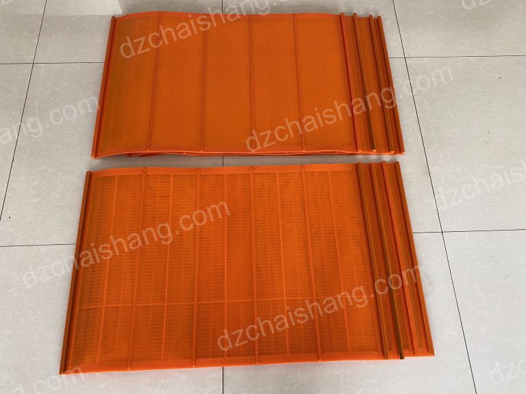 Skrin saiz tindanan uretana shaker borong, shaker jualan langsung mesh Urethane mendatar, skrin PU frekuensi tinggi Pembekal Agregat