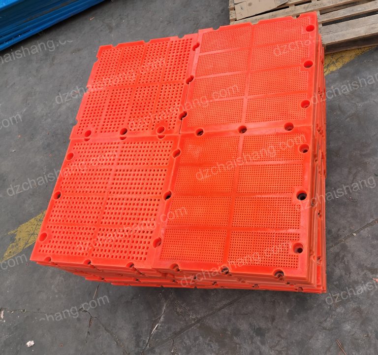 China shaker Urethane stack sizer mesh, abot-kayang vibrating Polyurethane high frequency screen mesh