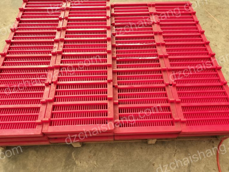 China vibrating Urethane modular mesh,modular Urethanescreen Custom-made Ore