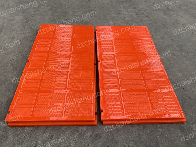 Manufacturer shaker PU fine Media,direct sales horizonal Polyurethane screen Maker Ore