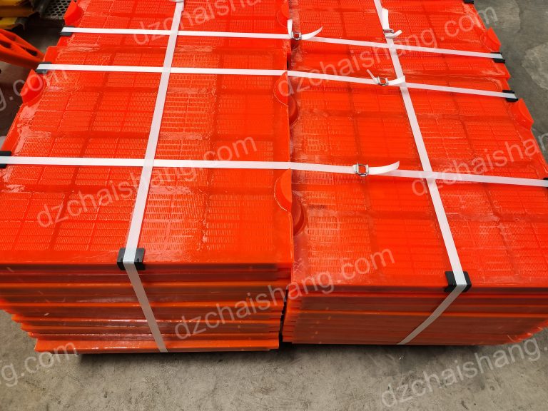 China trommel Urethane plate,direct sale tensioned Urethane plate Producer Mining