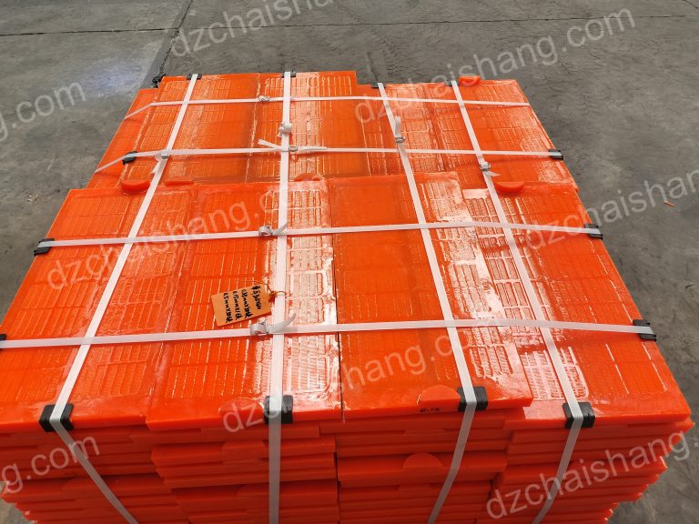 factory tension Polyurethane Deck,trade vibrating PU tensioned sieve minerial