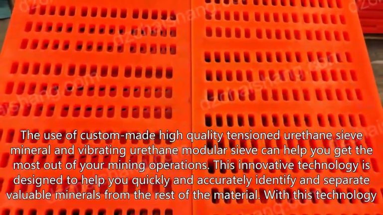 Cheap vibrator Polyurethane Deck,shaker PU screen provider minerial